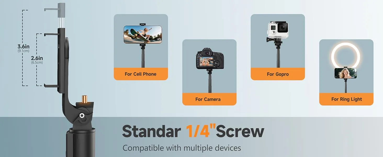 Standard 1/4" screw for cameras – RISEOFLE